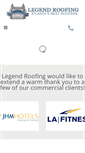 Mobile Screenshot of legendroofing.com